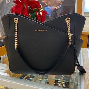NWT MICHAEL KORS Jet Set Large  Tote Shoulder Bag Saffiano Leather